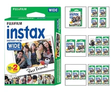 Fujifilm Instax Wide Fuji Instant Film Sheets for Wide 300 & 210 Instant Cameras