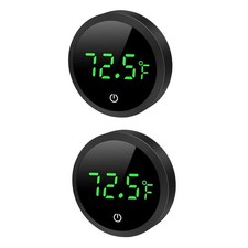 2pcs Aquarium Temperature Monitor Digital LCD Fish Tank Thermometer Wireless