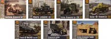 CSM 1/35 Armoured Car WWI New Plastic Model Kit Copper State Models Mr Models