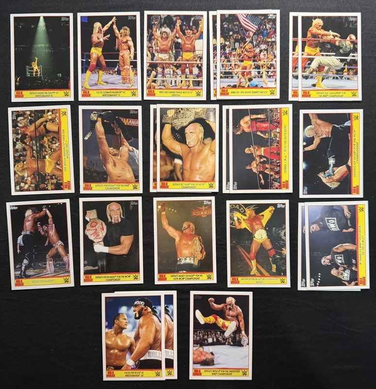 2015 Topps WWE Hulk Hogan Tribute Lot (23) 🔥