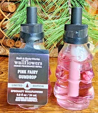 2Pc~2025🌲🩷PINK FAIRY GUMDROP~Bath Body WALLFLOWER REFILLS~SHIP FREE