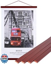 Benjia Magnetic Poster Hanger, 8x10 8x20 8x11 Poster Frame Wood Wooden Magnet...