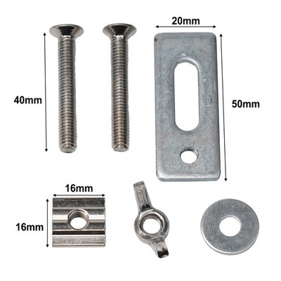 4set T-Track Clamp M6 Hold Down Clamps CNC Router Plywood Engraving Machine