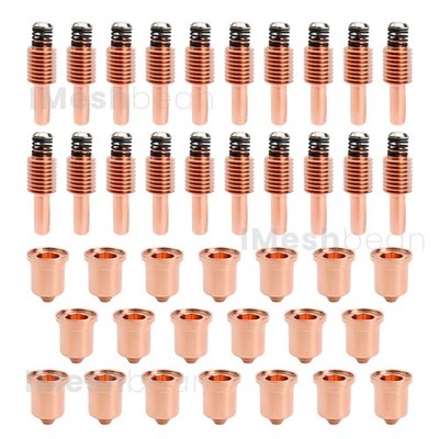 40PCS Plasma Cutter Nozzle Electrodes fit PMX Hypertherm Powermax 45XP/65/85/105