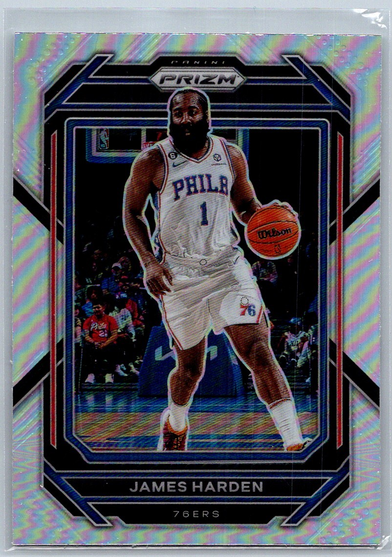 James Harden 2022-23 Panini Prizm Silver Prizms #35 Philadelphia 76ers