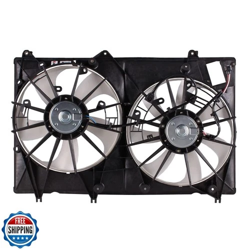 Replacement Cooling Fan Extra Silent for 2008-2010 Toyota Highlander 2.7/3.5L