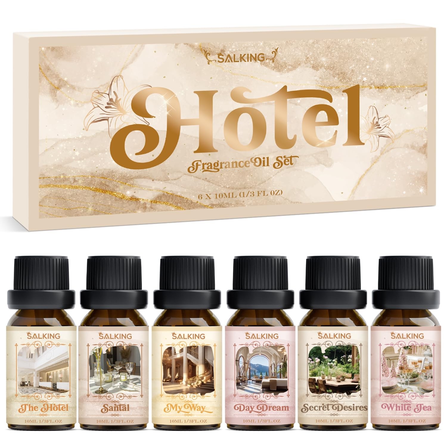 Hotel Fragrance Oils Premium Essential Oil for Diffuser Scented Oil Gift Set