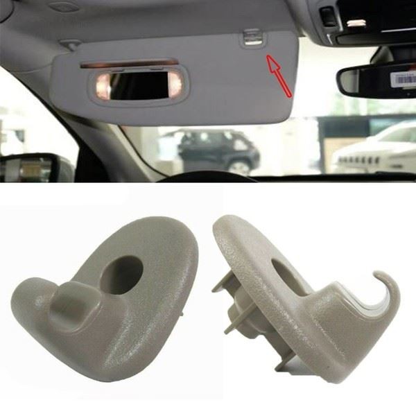 Sonnenblenden Clip Halter Ersatz Halterung 1AR26BD1AA 77011224004N ZubehöR Auto-image
