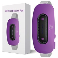 Electric Heating Pad,Portable Cordless Menstrual Pad with 4 Heat Levels and M...
