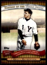 2010 Topps History Of The World Series Christy Mathewson #HWS1