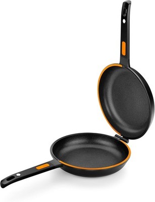 BRA Dupla Prior Doppelpfanne 20cm Tortilla Pfanne Induktion NEU (OVP beschädigt)
