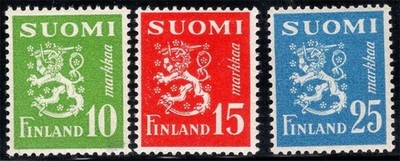 Finnland 1952 Mi. 403-405 Neu ** 100% Wappen