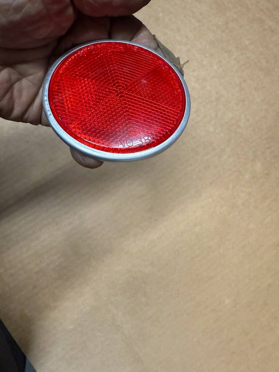 Schwinn Gulco No 38  Stingray Krate Banana Seat 3 1/4" Stratolite Reflector