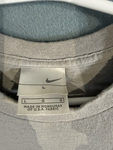Vintage 90s y2k Nike Center Swoosh Spell Out Graphic T Shirt Large Basketball - Picture 3 of 7