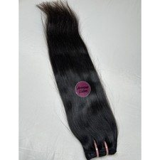 Natural Straight Human Hair Weft Bundles  100 Raw Virgin Remy Extensions