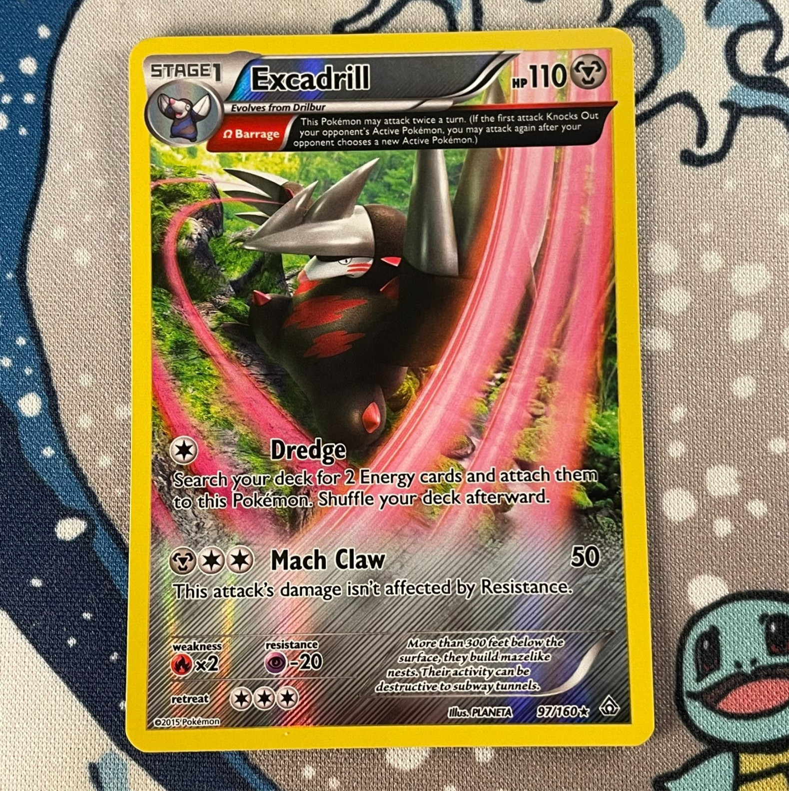 Excadrill (Omega) 97/160 Reverse Holo Rare XY Primal Clash Pokemon Card NM/LP