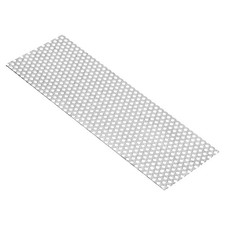 11.8"x4" 304 Stainless Steel Perforated Sheet 0.2" Hole Metal Mesh Plate