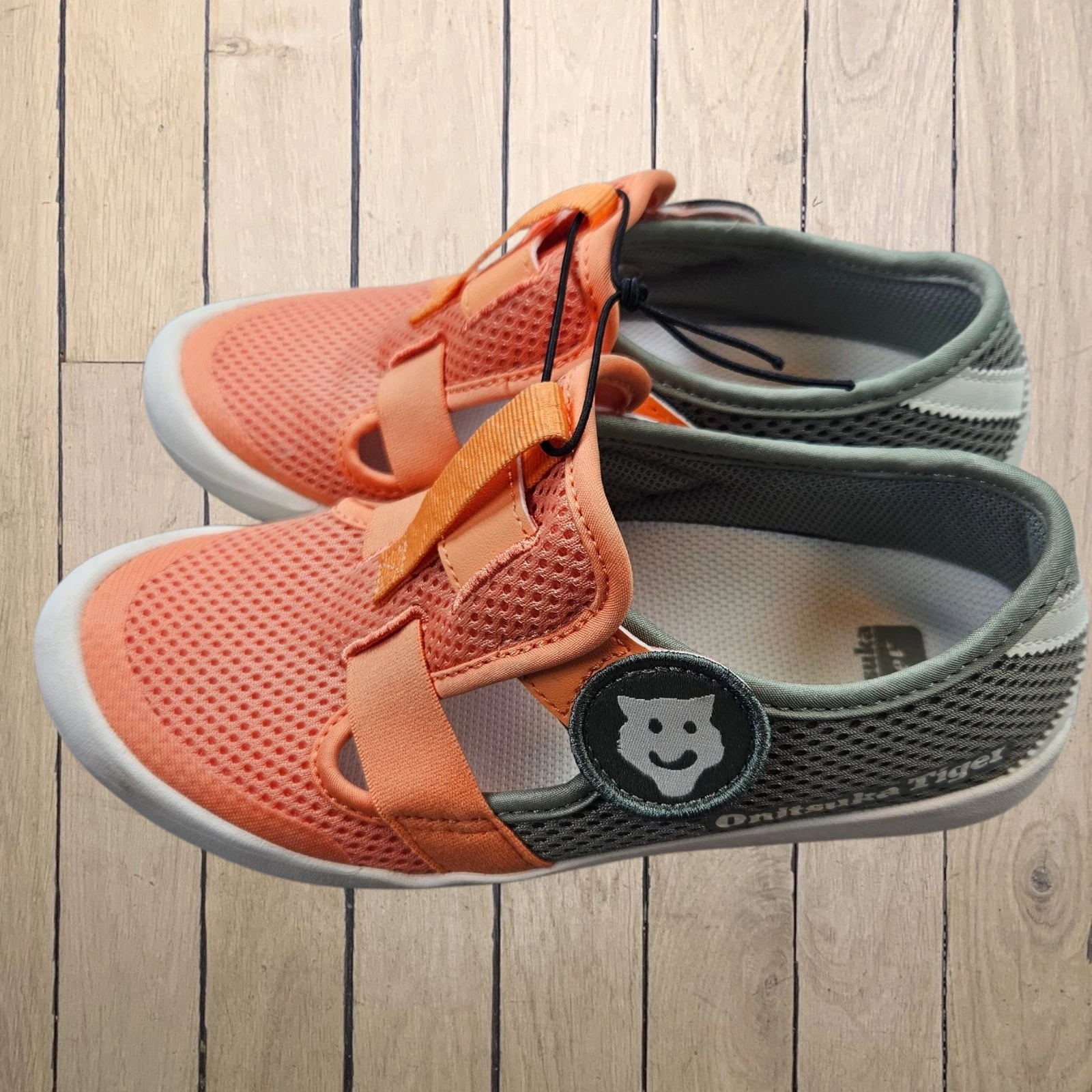 ASICS Scarpe Onitsuka Tiger bambini US 2 arancione modello Messico 66 PS sandalo gomma casual