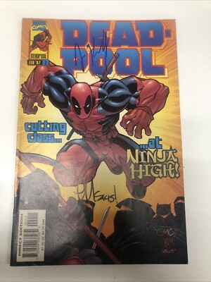 Deadpool (1997) # 2 Variant   Marvel Comics   Signed Joe Kelly   Ed McGuinness  