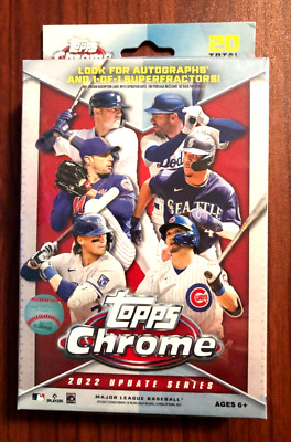 2022 Topps Chrome Baseball Update Series Hanger Box Sealed Pink