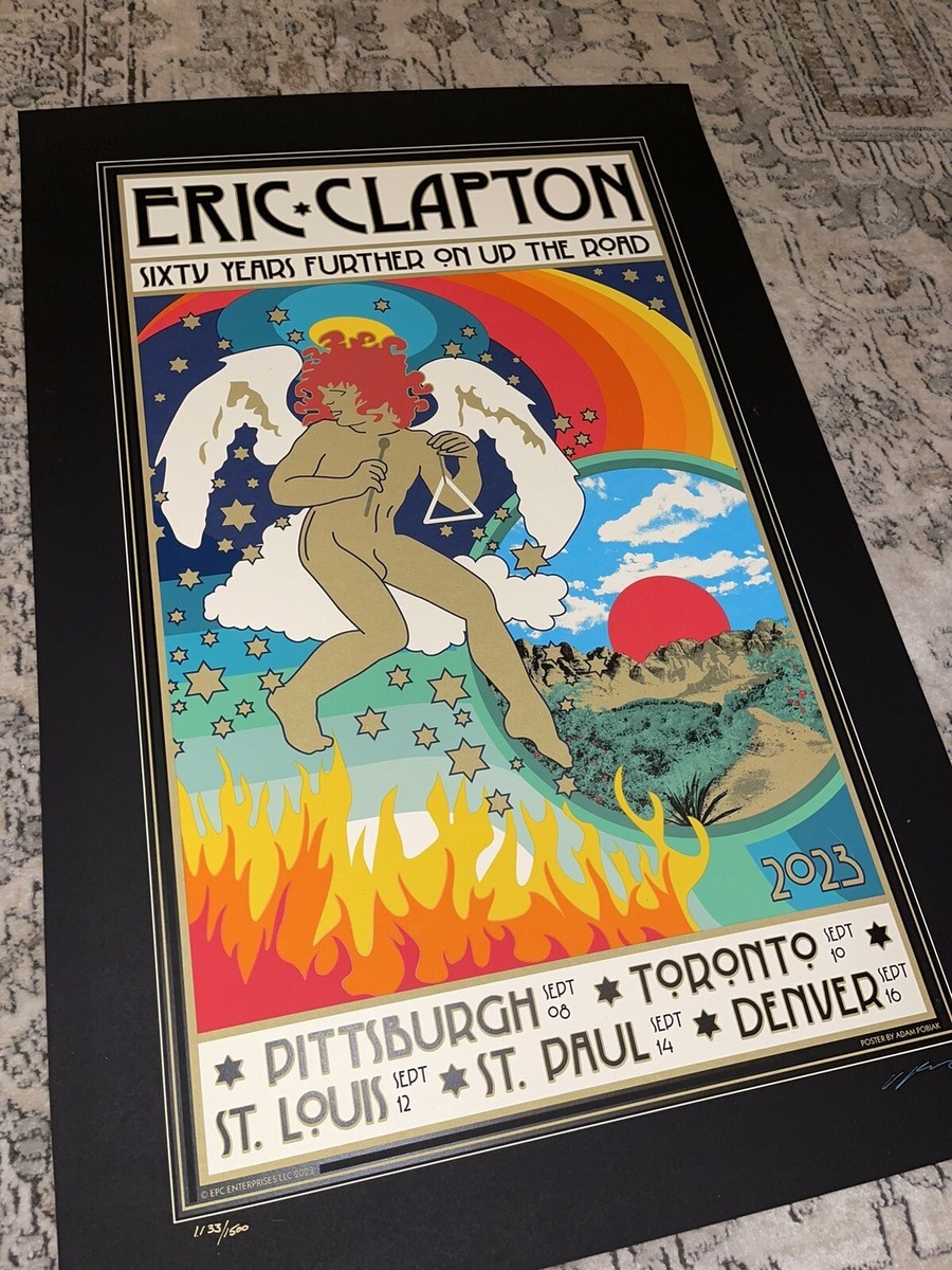 Eric Clapton 2023 Tour Poster | eBay