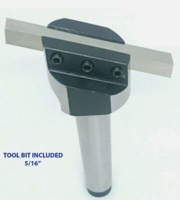 MT2 Shank Fly Cutter Head Dia. 38mm 2MT Threaded Drawbar M10 With 5/16'' HSS Bit