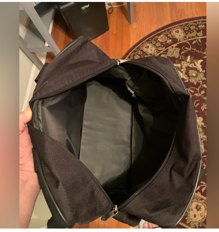 Sonoma Black Heavy Canvas Travel Carry On , Overnight Travel Bag