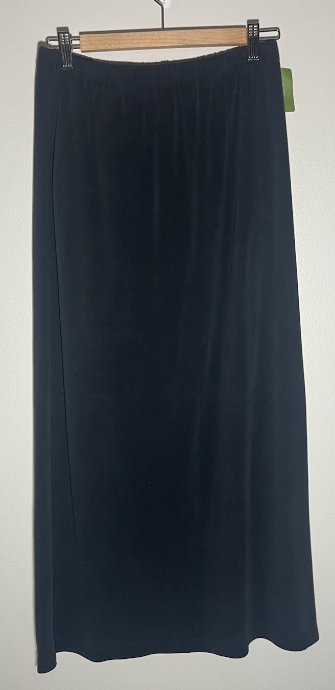 Ex Officio Travel Knit Collection Long Skirt Charcoal Gray Size Medium NWT