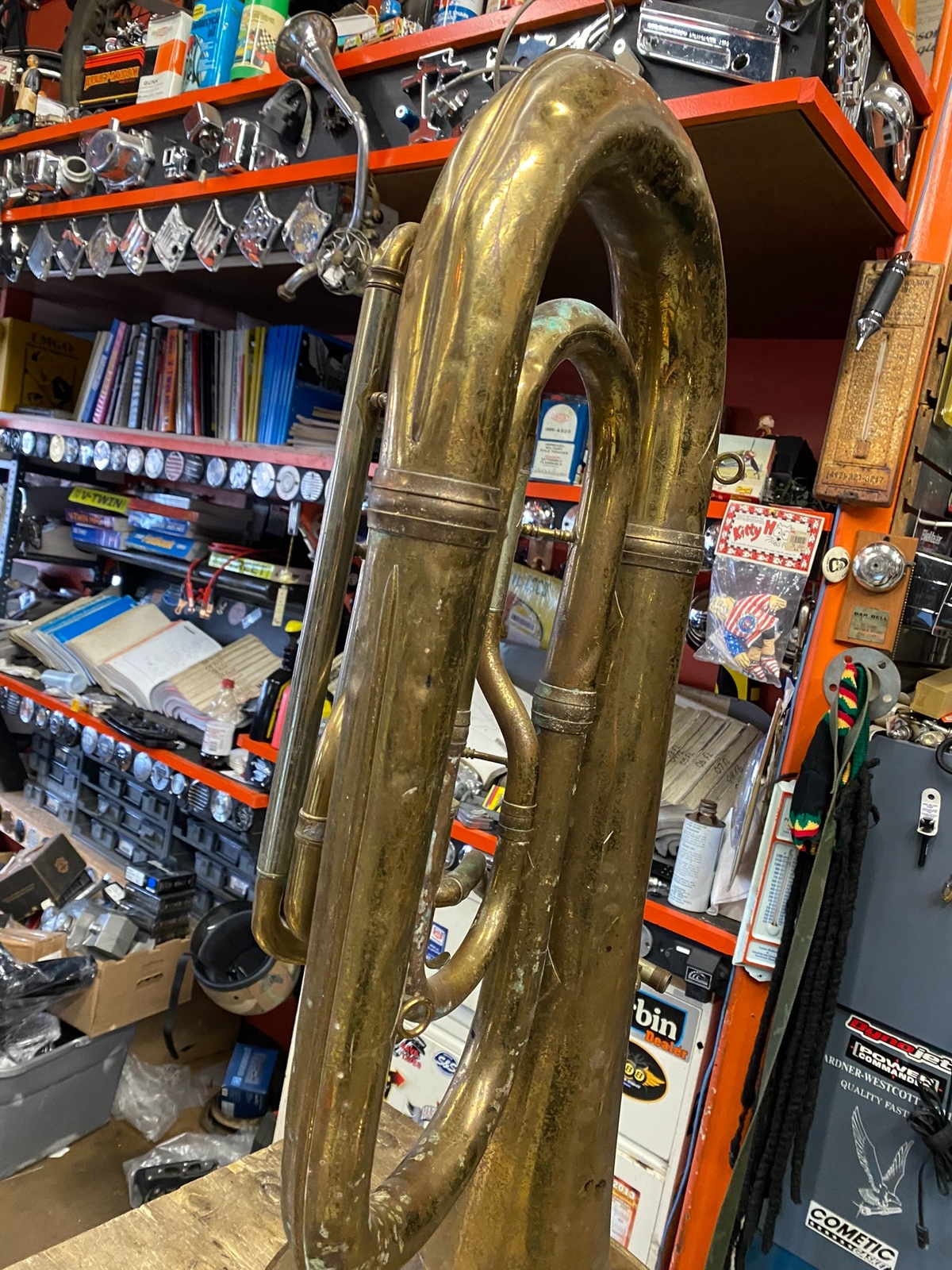 Vtg Tuba Horn Baritone Euphonium Sousaphone Musical instrument Master