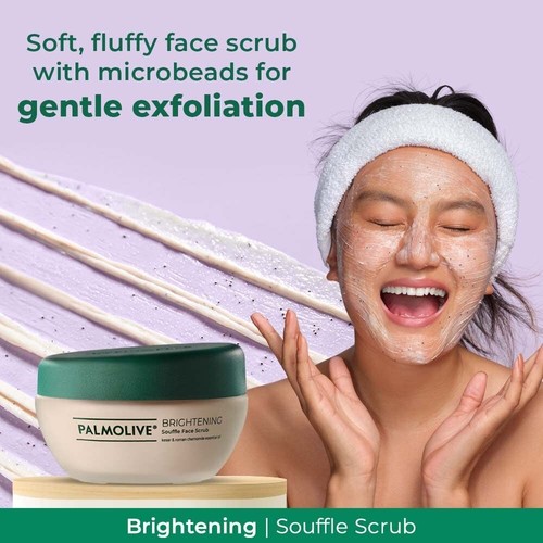 Palmolive Brightening Souffle Face Scrub, with Kesar and Roman Chamomile - 第 4/8 張圖片