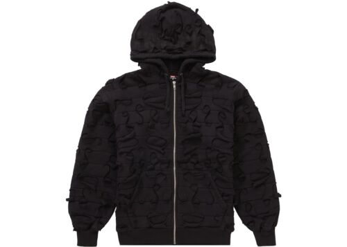 SUPREME X Griffin Zip Up Hooded Sweatshirt Black Size L FW22