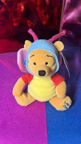 Job Lot • Winnie The Pooh Disney Store Plush Beanies Dressed Up • With Tag •x 17 - Picture 20 of 21