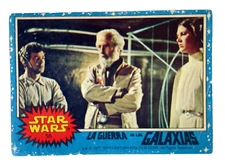 STAR WARS Guerra de las galaxias 1978 STANI topps ARGENTINA #50 VG Leia Organa