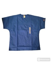 NWT Scrub Top Shirt Royal Blue Cherokee Uniform Unisex Medical Medium Men Women