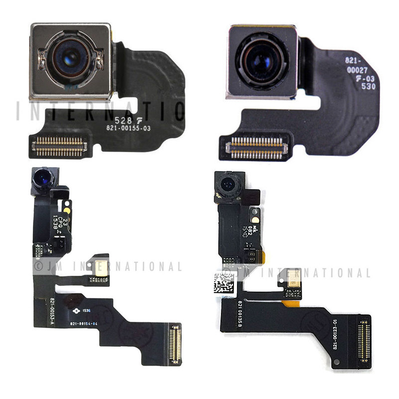 Lentille Caméra Arrière + Adhésif Pour IPhone 6 PLUS / 6s PLUS - Noir - Neuf - Compatible Apple