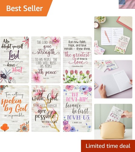 Inspirational Bulk Prayer Journals – 5x8 Floral Notebooks for Daily Reflection
