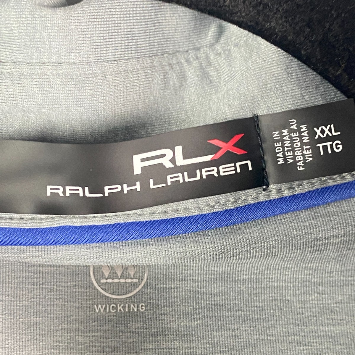 【美品】【M】RLX RALPH LAUREN ゴルフウェア WICKING RLX RALPH LAUREN - NEW w TAG - Wicking Mens M Geometric