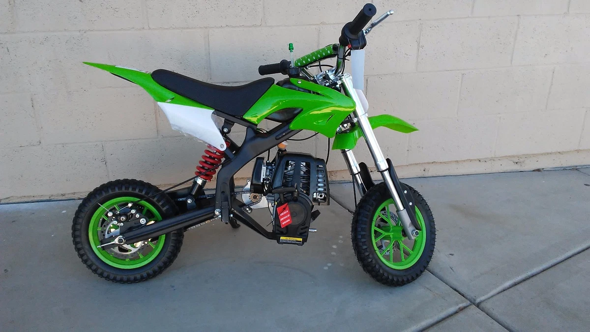 New High Performance 4 Stroke 40cc Sportster Mini Dirt Bike Green