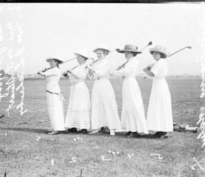 Golfers Mrs J D Winlow Mrs J H Hoag Mrs M R Stuart Mrs J L Sheehy - Old Photo