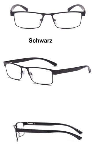 4x Herren Lesebrille Metall Anti-Blaulicht Lesehilfe 1.0 1.5 2.0 2.5 3.0 3.5 4.0 - Bild 14 von 17