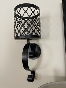 Pair of new Valerie Parr Hill Wall Sconces Bronze Gold Mercury Glass & lights 