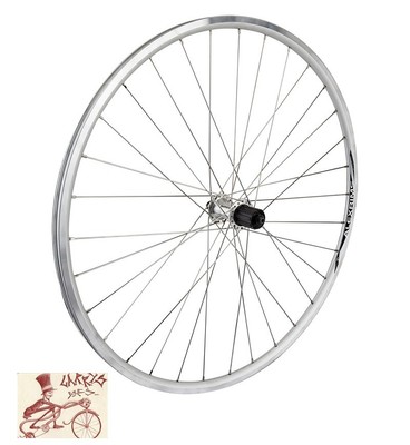 700c rear wheel with 10 speed cassette