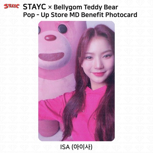 StayC x Bellygom Teddybär Pop Up Store Offizieller MD Becher Öko Tasche Fotokarte KPOP - Bild 3 von 72