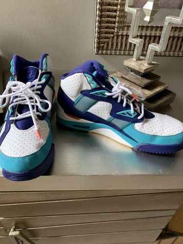 Purple white orange Bo Jackson shoes 