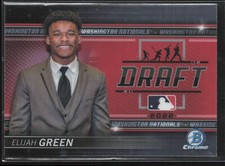 2022 Bowman Draft Elijah Green BDN-5 Draft Night | Washington Nationals