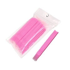 100/Pack Dental Applicator Stick Disposable Applicators Brush for Makeup & Clean