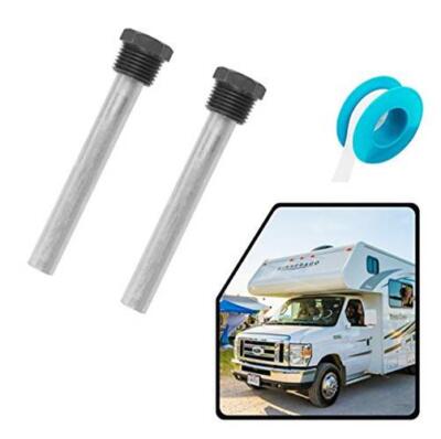 RV Water Heater Aluminum/Zinc Anode Rod for Atwood Heaters, Eau 2 Pack 1/2'' 