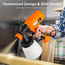 900ML Electric Spray Gun Airless HVLP Paint Sprayer Handheld DIY High Pressure