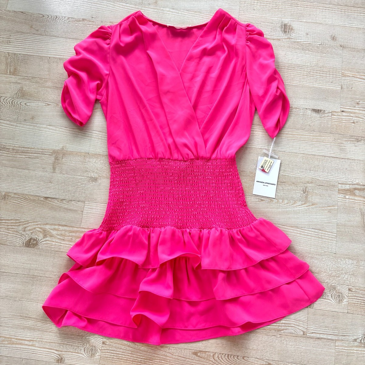 smocked drop waist mini dress Lovestitch Drop Waist Minidress in Light Mocha at Nordstrom Rack, Size Medium