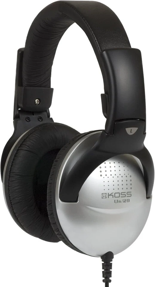 UR29 Collapsible Portable Headphones, Standard Packaging Black, Silver - Image 2 of 2
